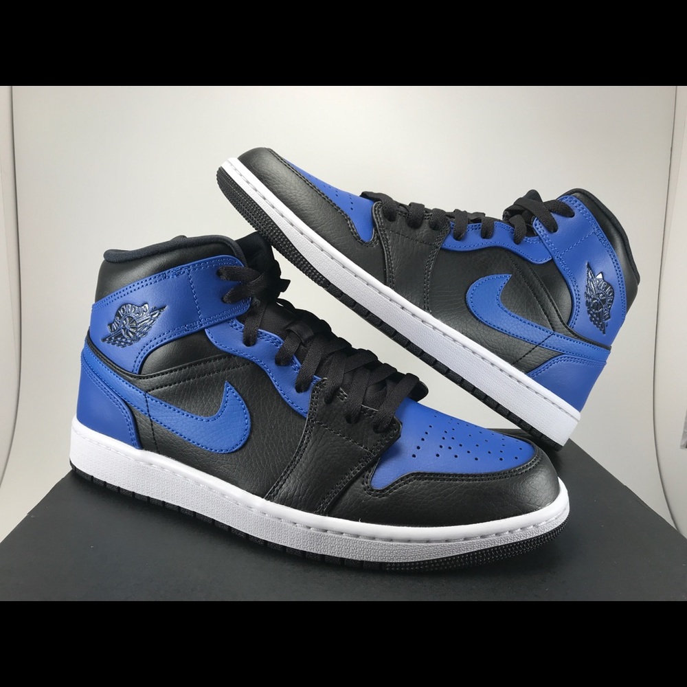 SOLD Jordan 1 Mid ‘Hyper Royal’ - Picture 1 of 8